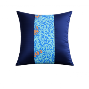 Accent cushion blue batik band