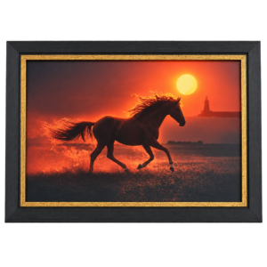 Framed horse black