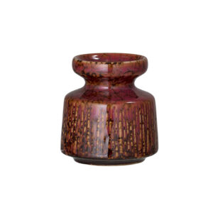 Elegant Burgundy Candle Holder
